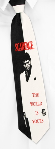Scarface Poster Tie by Scarface -  Black Polyester