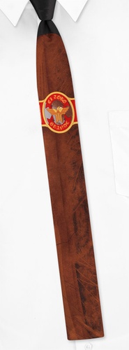 Cigar Shaped Tie by Why-Knot -  Brown Silk