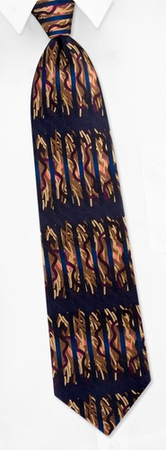 Syphilis Tie by I Awareables - Multicolor Silk Syphilis Tie by I Awareables - Multicolor Silk