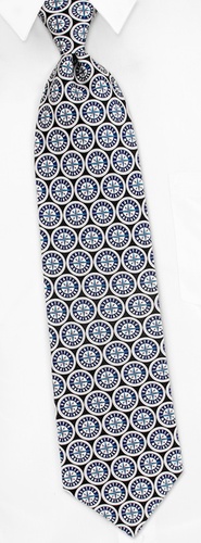 MLB Seattle Mariners All Logos Tie by MLB -  Black Silk