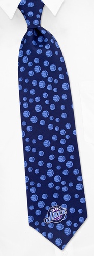 NBA Utah Jazz Conservative Tie by NBA -  Blue Silk
