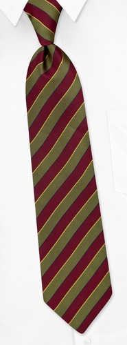 Scoula Tie by Principessa Regale -  Olive Silk
