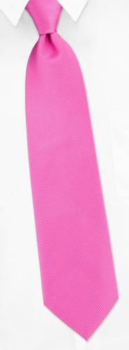 Light and Dark Pink Corded Tie by Principessa -  Pink Silk