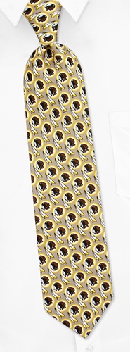 NFL Washington Redskins Boys Tie by NFL - Gray Silk NFL Washington Redskins Boys Tie by NFL - Gray Silk