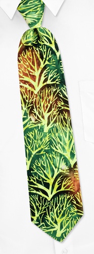 Green Forest Tie by The American Necktie Co -  Green Microfiber