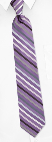 Joseph Stripe Tie by Jos. A. Bank -  Lavender Silk