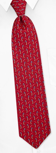 Swing Tie by Alynn Novelty -  Red Silk