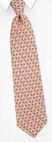 Palm Tree Siesta Tie by Eric Holch for Alynn Neckwear - Pink Silk Palm Tree Siesta Tie by Eric Holch for Alynn Neckwear - Pink Silk