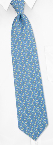 Margaritas Tie by Alynn Novelty -  Blue Silk
