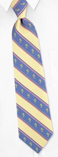 Woven Seahorse Tie by Alynn Novelty -  Blue Silk