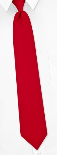Apple Red Clip-on Tie by Ties.com -  Red Polyester