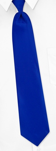 Royal Blue Clip-on Tie by Ties.com -  Royal blue Polyester