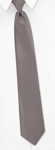 Elephant Gray Clip-on Tie by Ties.com -  Gray Polyester