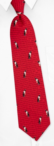 Bah Humbug Tie by Alynn Novelty -  Red Silk