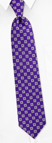 Burgundy Boxes Tie by Donald Trump - Purple Silk Burgundy Boxes Tie by Donald Trump - Purple Silk