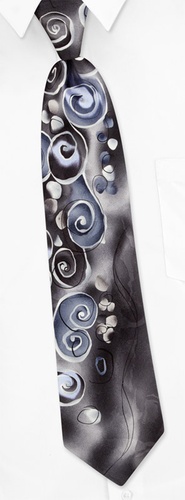 South of the Border Tie by Jerry Garcia - Charcoal Silk South of the Border Tie by Jerry Garcia - Charcoal Silk
