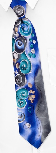 South of the Border Tie by Jerry Garcia - Blue Silk South of the Border Tie by Jerry Garcia - Blue Silk