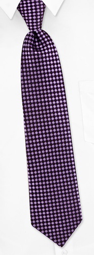 Cameo Dot Tie by Sean John -  Purple Silk