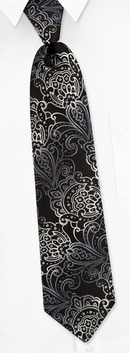 Mynt Paisley Tie by Sean John -  Gray Silk