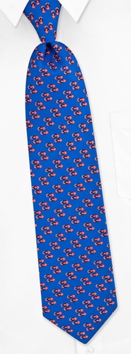 American Casual Tie by Alynn Novelty -  Blue Silk