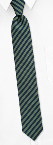 Palermo Stripe Skinny Tie by Principessa Regale - Hunter green Silk Palermo Stripe Skinny Tie by Principessa Regale - Hunter green Silk