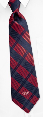 MLB Minnesota Twins Tie by MLB -  Plum Polyester
