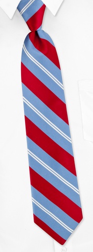 Clothesline Stripe Tie by Tommy Hilfiger - Red Silk Clothesline Stripe Tie by Tommy Hilfiger - Red Silk