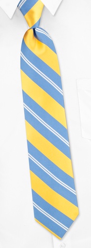Clothesline Stripe Tie by Tommy Hilfiger -  Yellow Silk