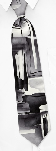 Nude Tie by Jerry Garcia -  Black Silk