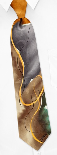 Northern Lights Tie by Jerry Garcia - Rust Silk Northern Lights Tie by Jerry Garcia - Rust Silk